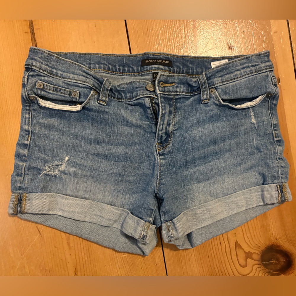 Banana Republic Classic Blue Jean Shorts